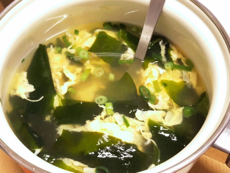 中華風簡単卵スープの画像