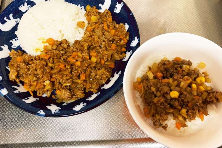幼児用取り分け 野菜たっぷりキーマカレー レシピ 作り方 By 結女都 クックパッド 簡単おいしいみんなのレシピが360万品