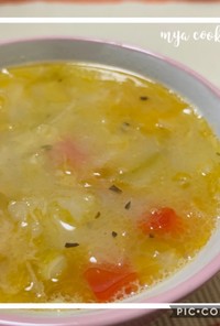 救済レシピ！食べるマヨスープ