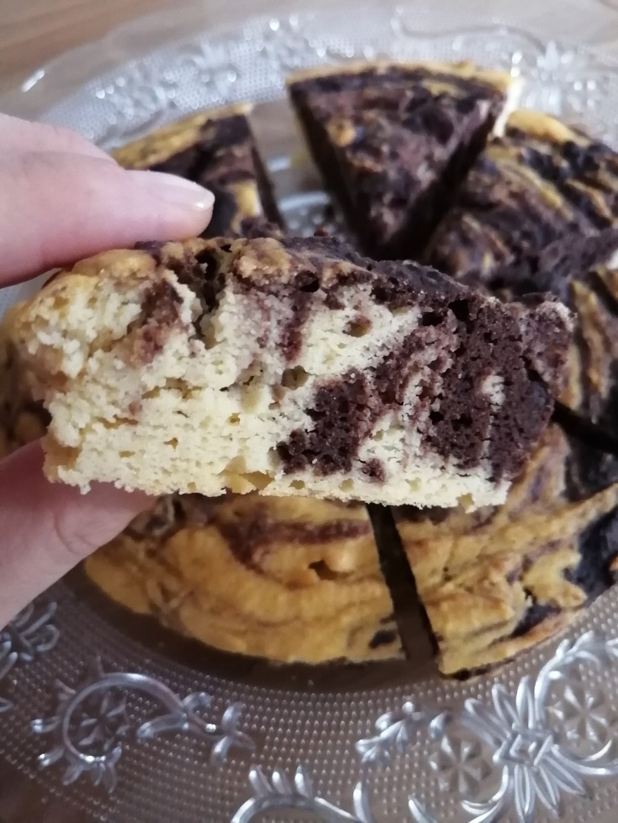 低糖質マーブルパウンドケーキの画像