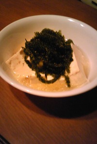 ☆海ブドウ豆腐サラダ風☆