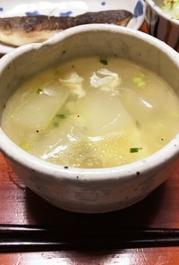 超絶簡単！冬瓜の卵スープ