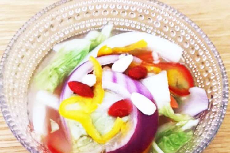 乳酸菌いっぱい 水キムチ レシピ 作り方 By Haai626 クックパッド 簡単おいしいみんなのレシピが354万品