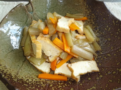 「上越野菜」生ズイキの炒め煮の写真