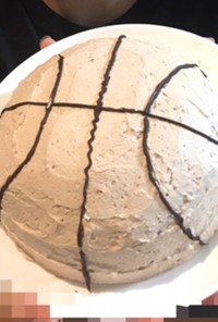 バスケットボールケーキ