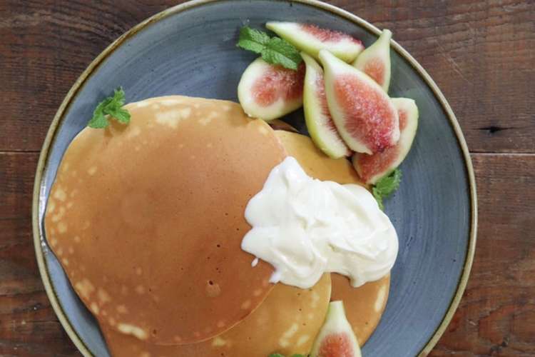 Hm いちじくのクリームチーズパンケーキ レシピ 作り方 By Sachi5 クックパッド 簡単おいしいみんなのレシピが359万品