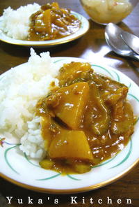 豚肉とゴーヤとパイナップルの沖縄風カレー