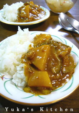豚肉とゴーヤとパイナップルの沖縄風カレー