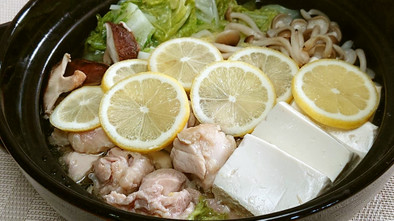 【美人レシピ】鶏レモン鍋の写真