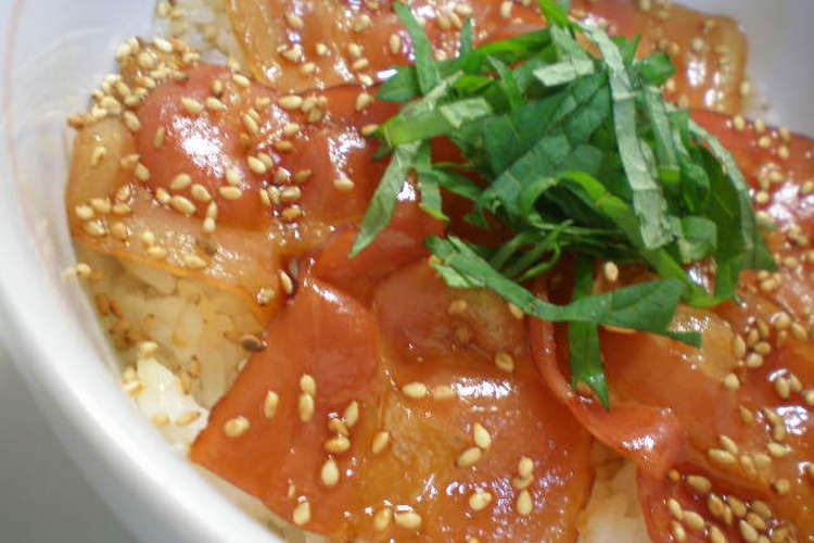 ベーコン丼 甘辛が美味しいの レシピ 作り方 By まあ クックパッド