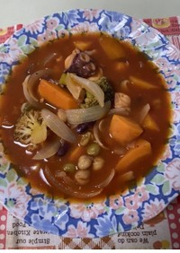 スープが美味しい☆タコと野菜の満点スープ