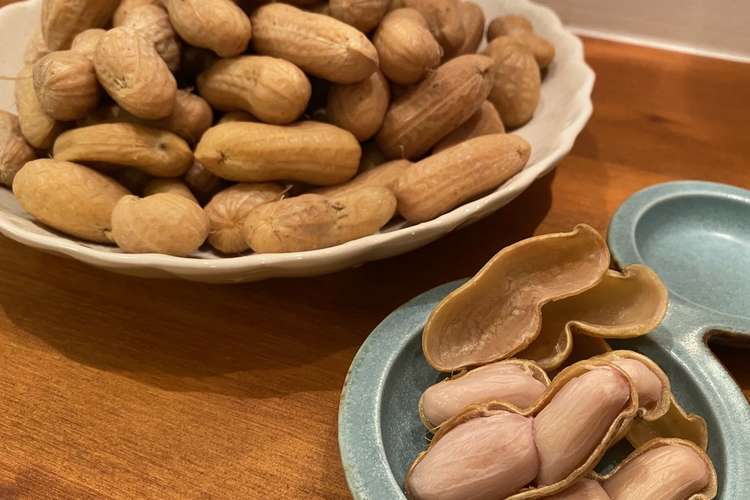 おおまさりの茹で落花生 レシピ 作り方 By 房の駅 クックパッド 簡単おいしいみんなのレシピが368万品