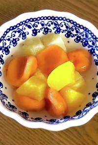 栄養満天！お野菜白玉で簡単フルーツポンチ