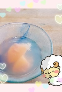 マクロビ☆桃のコンポート＆寒天ゼリー