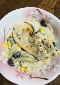 まったり美味しい❤︎鮭のクリーム煮