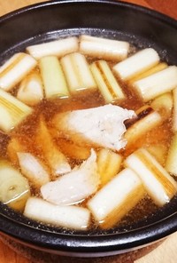 簡単酒肴☆シンプルなネギマ鍋