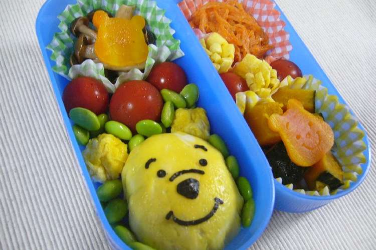 簡単キャラ弁 ディズニー プーさん レシピ 作り方 By かなえ クックパッド 簡単おいしいみんなのレシピが361万品
