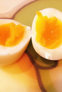 【簡単】基本の半熟茹で卵（半熟度　7割）