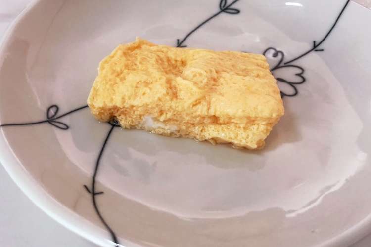 レンジでふんわりだし巻き玉子 離乳食 レシピ 作り方 By Shino クックパッド 簡単おいしいみんなのレシピが360万品