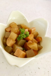 根菜と蒟蒻のソースケチャップ煮