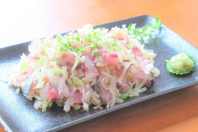 鯵のなめろう 花穂じそ みょうが 白ねぎ レシピ 作り方 By ﾋﾟｰさんのﾟｰﾟﾟ クックパッド 簡単おいしいみんなのレシピが358万品