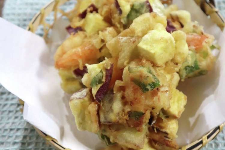 丸亀製麺の野菜のかき揚げ レシピ 作り方 By クッキングsパパ クックパッド 簡単おいしいみんなのレシピが356万品