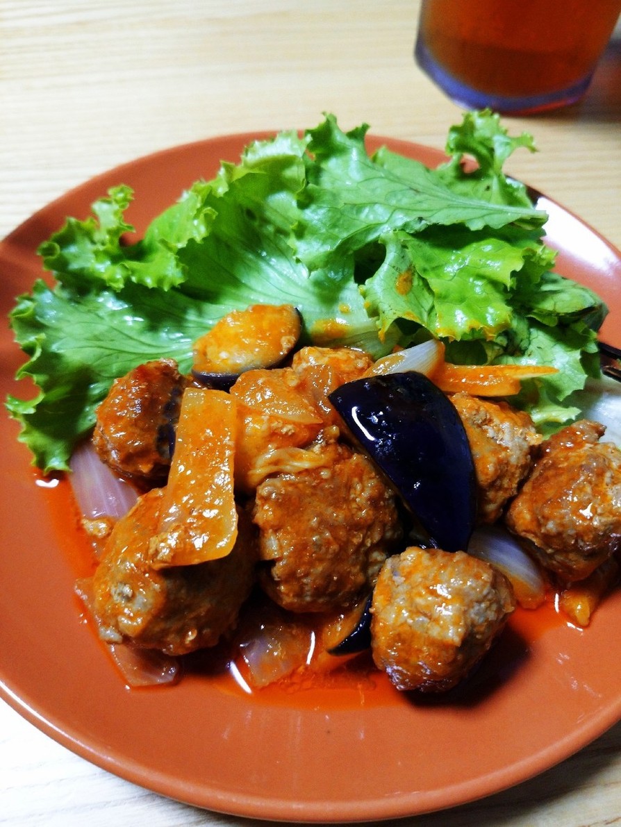 肉団子の野菜ジュース煮(トマト)の画像