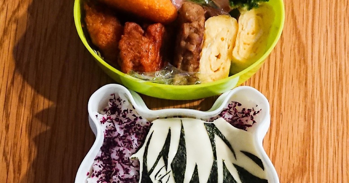 鬼滅の刃 冨岡義勇 簡単 キャラ弁 レシピ 作り方 By 三田のお父さん クックパッド 簡単おいしいみんなのレシピが376万品