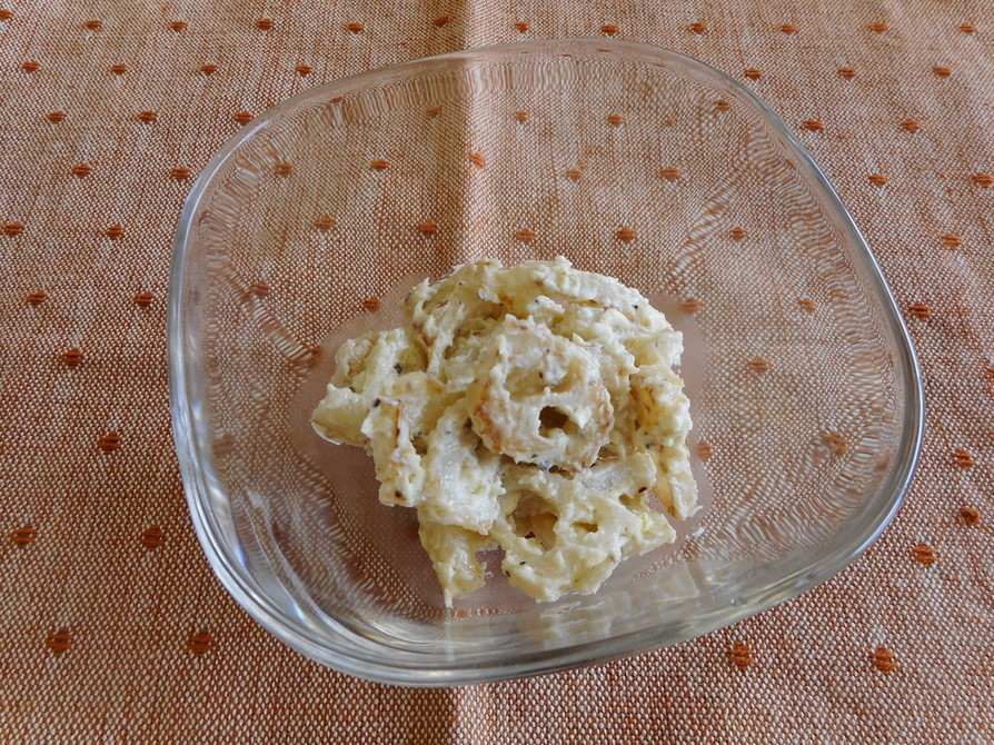 れんこんのクリームチーズ和えの画像