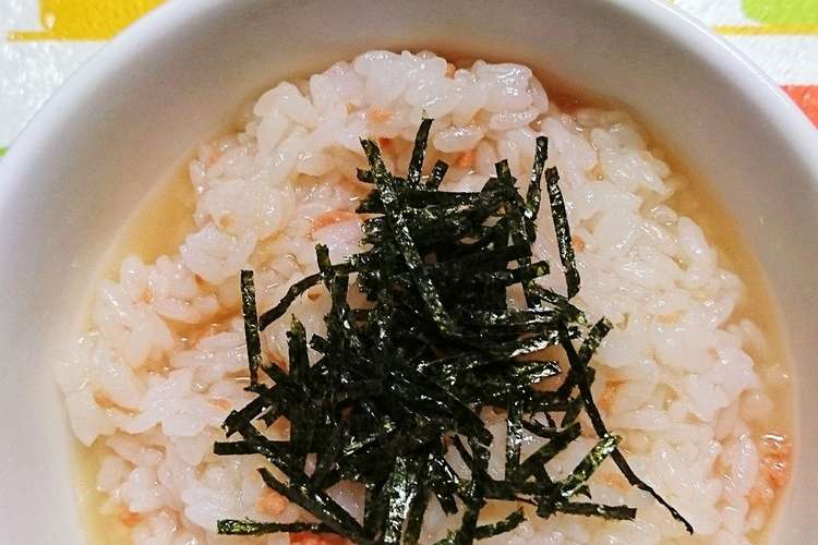 風邪気味の時に 鮭フレーク雑炊っ レシピ 作り方 By Michi 630 クックパッド 簡単おいしいみんなのレシピが378万品