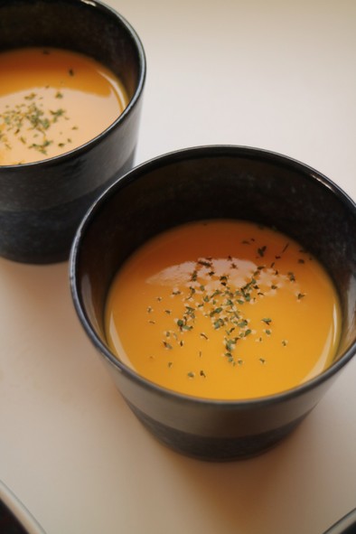 カボチャの冷製スープの写真