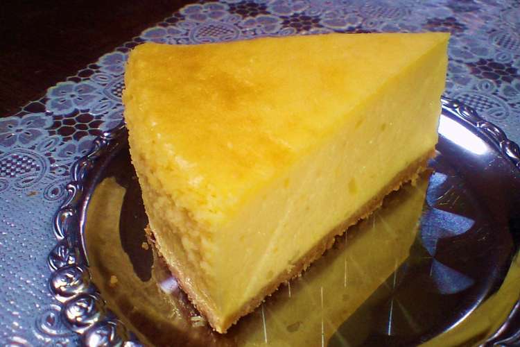 さつまいものニューヨークチーズケーキ レシピ 作り方 By Mrシモブクレ クックパッド 簡単おいしいみんなのレシピが350万品