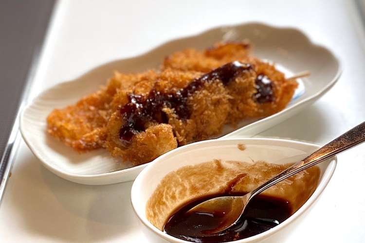 超簡単 ピリ辛串かつやとんかつのソース レシピ 作り方 By かっちゃん杉 クックパッド 簡単おいしいみんなのレシピが354万品