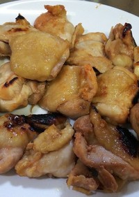 魚焼きグリル活用 鶏もも肉の蒸し焼き
