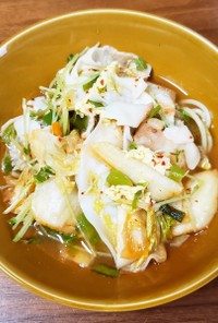 餃子の中華スープ