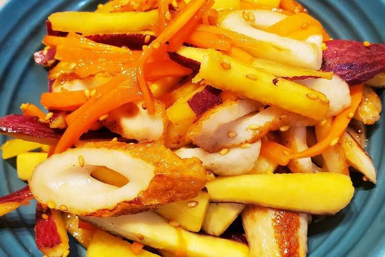 子供大好き さつまいもの塩バターきんぴら レシピ 作り方 By はっぱママ クックパッド