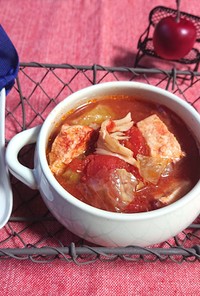 鶏胸肉キャベツ舞茸スープ（ダイエット）