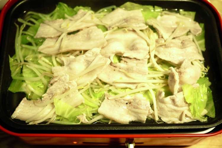 Brunoで作る豚しゃぶ蒸し レシピ 作り方 By Mini Ossan クックパッド 簡単おいしいみんなのレシピが364万品