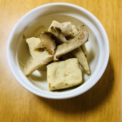 高野豆腐とエリンギの煮物