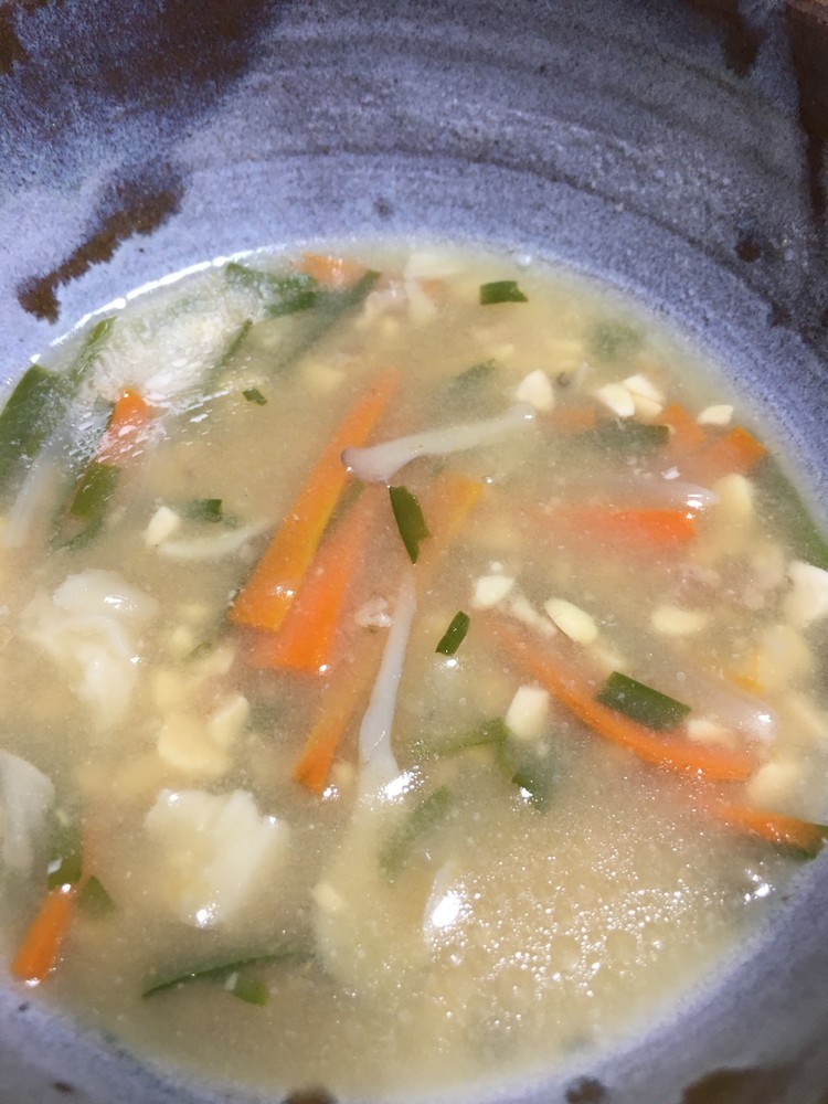 簡単❣️納豆スープ！幼児食にもの画像