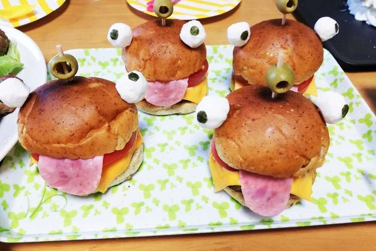 フォートナイトバーガースキンハンバーガー レシピ 作り方 By テトテトテトテト クックパッド