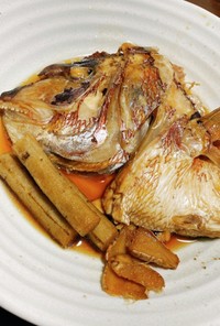 フライパンで簡単✨絶品　鯛のかぶと煮