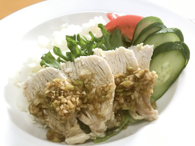 カオマンガイ(タイ風蒸し鶏ライス)の写真