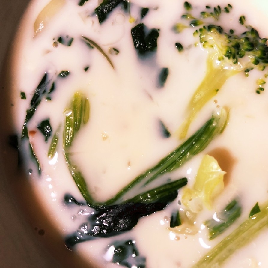 豆乳野菜スープ（ダイエット）の画像