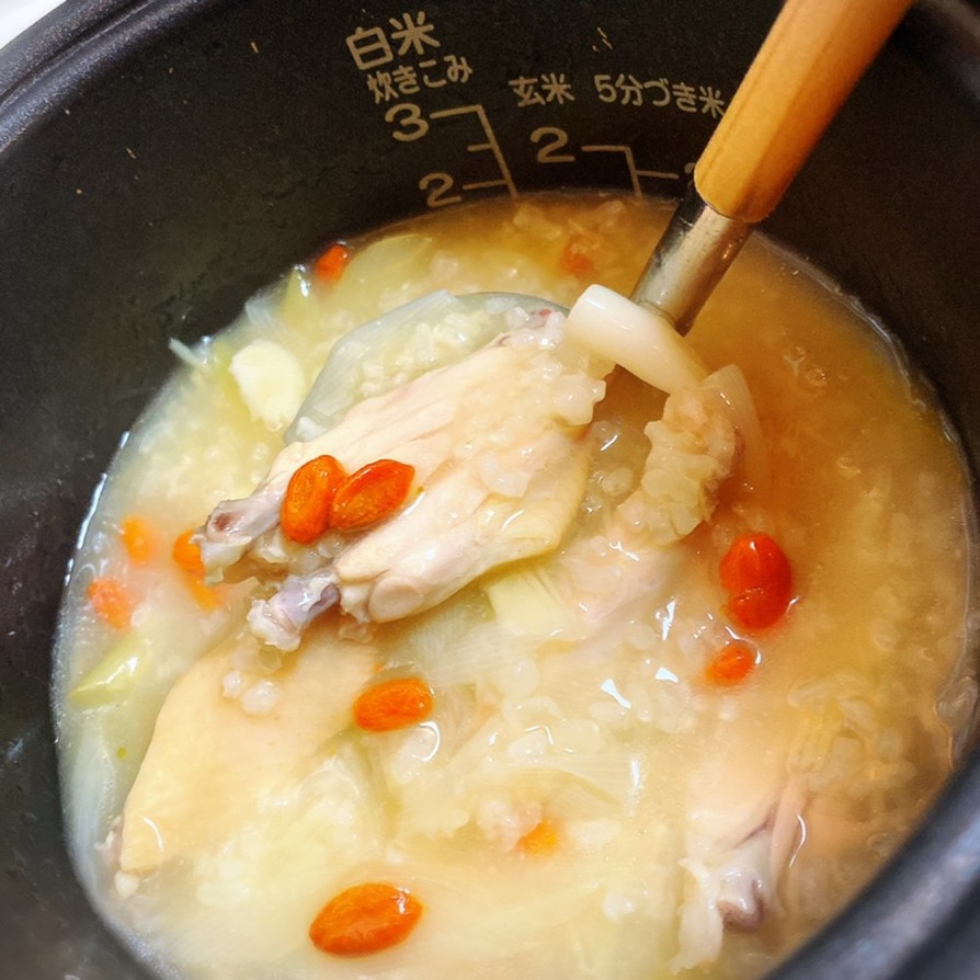 炊飯器で参鶏湯〜簡単なのに美味しすぎの画像