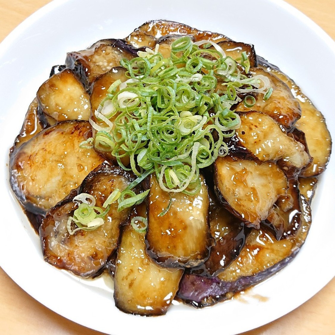 ポンのなすのしょうが焼き