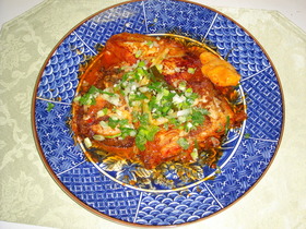 カレイの蜂蜜豆板醤煮☆蜂蜜醤油魚☆