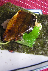 手巻き寿司ネタ～秋刀魚の蒲焼