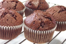 濃厚なチョコ生地のチョコマフィン