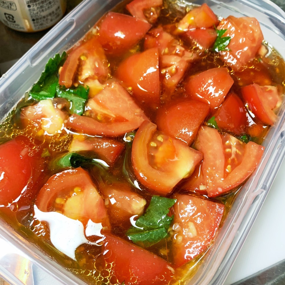 大量消費 やみつきトマト常備菜 レシピ 作り方 By 有賀濤 クックパッド 簡単おいしいみんなのレシピが350万品